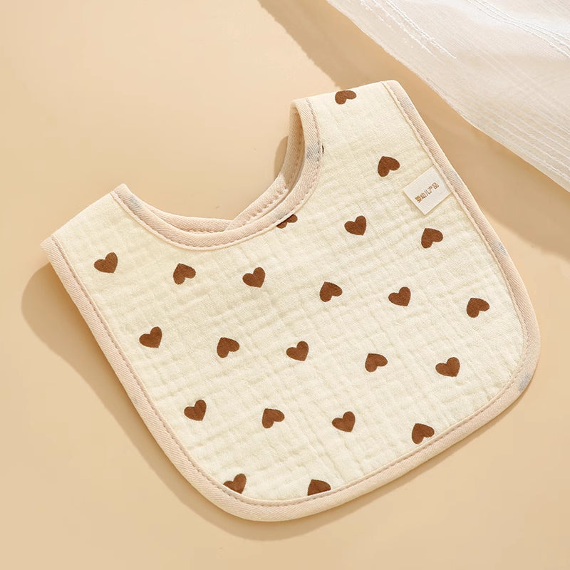 Comfy Cotton Baby Bib and Spill-Proof Towel