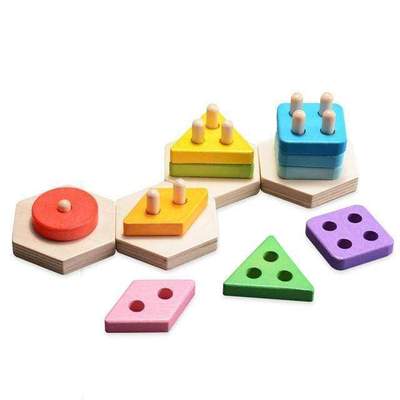 Engaging Shape Stacking Toy for Curious Little Minds