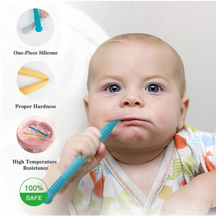 Soft Silicone Teething Tube for Happy Baby Chews