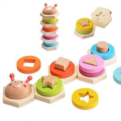 Engaging Shape Stacking Toy for Curious Little Minds