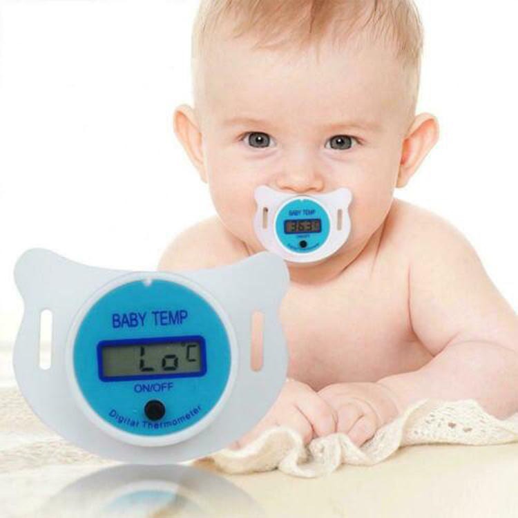 Soft Baby Pacifier Thermometer for Simple, Gentle Temperature Monitoring