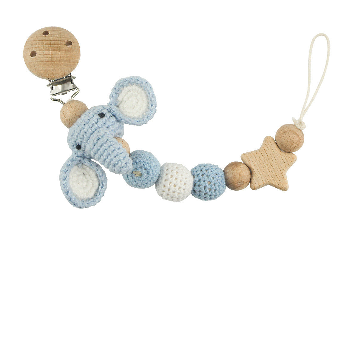 Adorable Baby Pacifier Chain with Fun Cartoon Animals