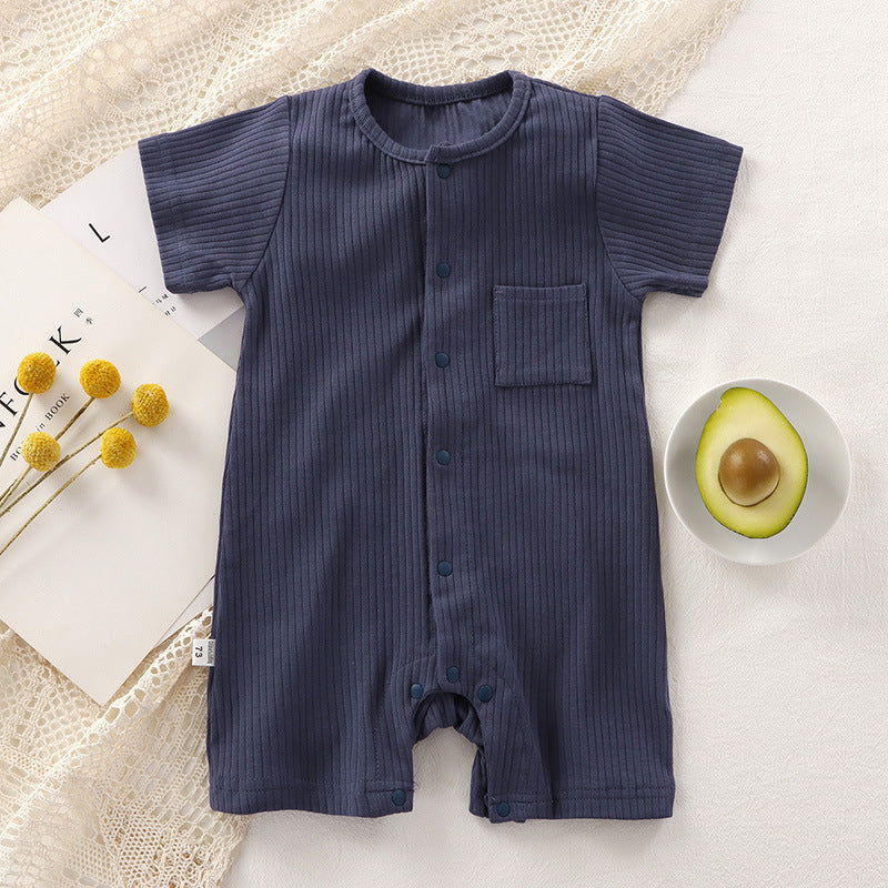 Cozy Cotton Baby Jumpsuit & Cardigan Set