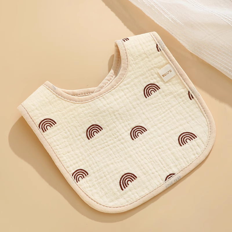 Comfy Cotton Baby Bib and Spill-Proof Towel