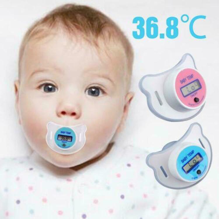 Soft Baby Pacifier Thermometer for Simple, Gentle Temperature Monitoring