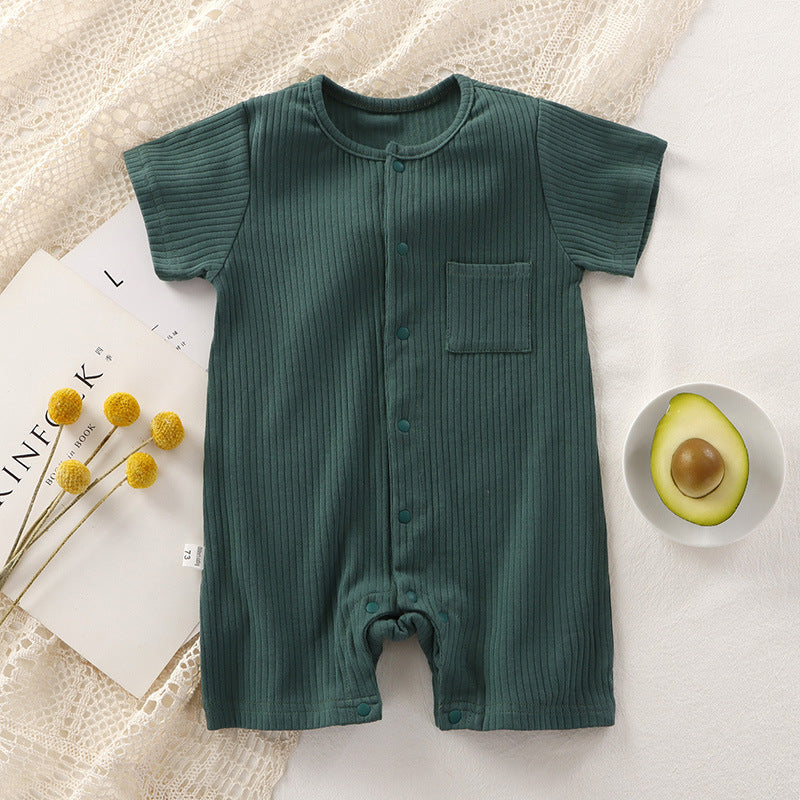 Cozy Cotton Baby Jumpsuit & Cardigan Set