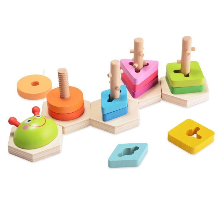 Engaging Shape Stacking Toy for Curious Little Minds