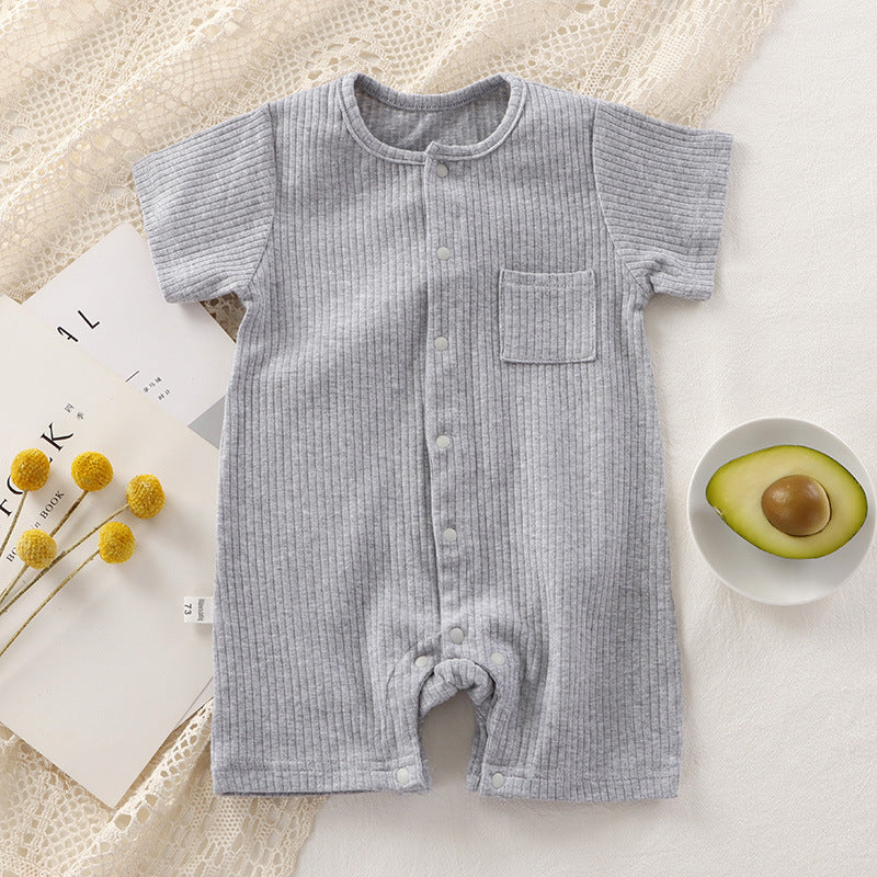 Cozy Cotton Baby Jumpsuit & Cardigan Set