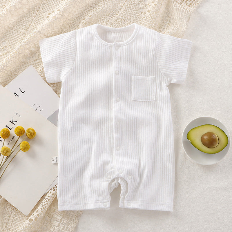 Cozy Cotton Baby Jumpsuit & Cardigan Set