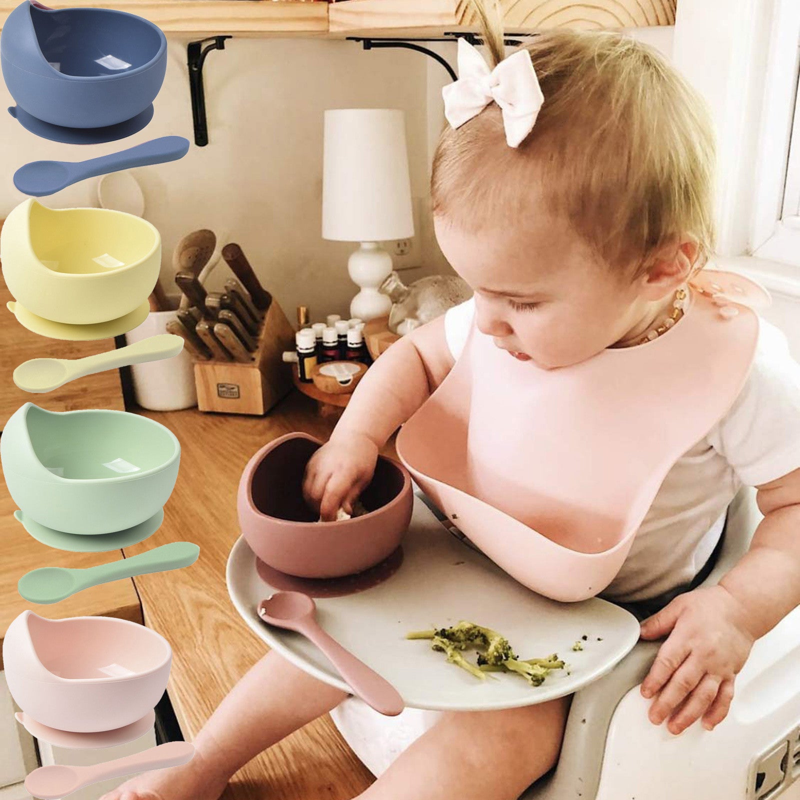 Mess-Free Silicone Suction Cup for Happy Little Eaters