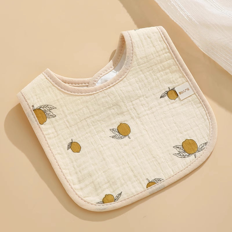 Comfy Cotton Baby Bib and Spill-Proof Towel