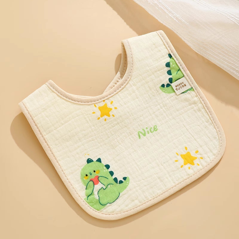 Comfy Cotton Baby Bib and Spill-Proof Towel