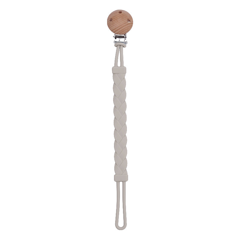 Gentle Silicone Teether with Handy Pacifier Clip