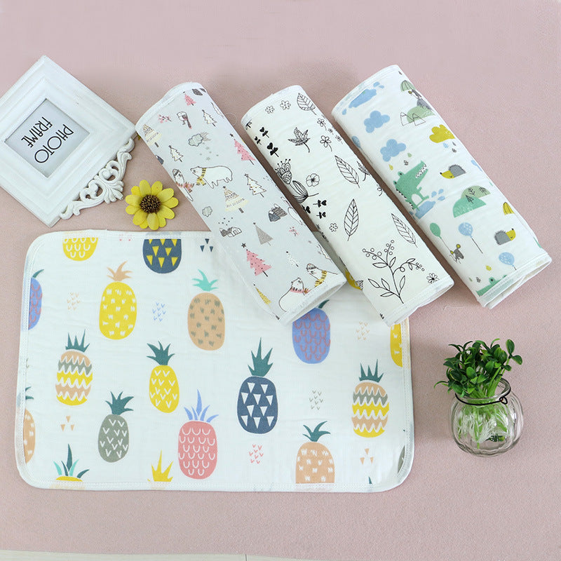 Waterproof Baby Stroller Diaper Gauze Pad – Cozy & Clean