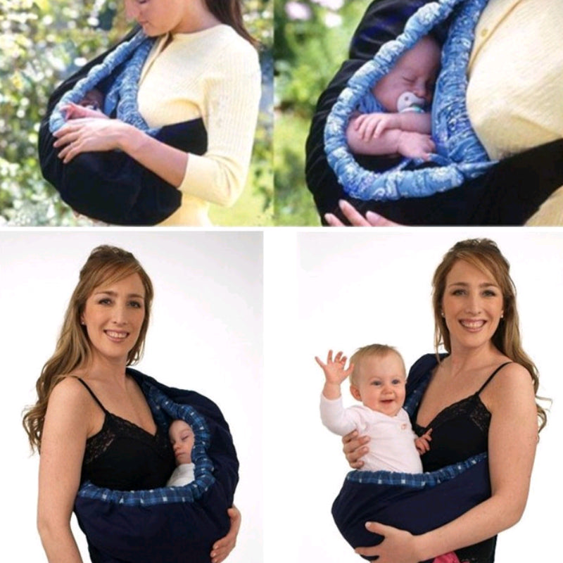 Comfy Newborn Baby Carrier & Hands-Free Feeding Bag